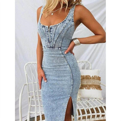 Blue Seduction Kleid