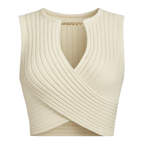 Sculpted Wrap Top