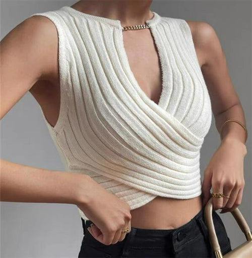 Sculpted Wrap Top