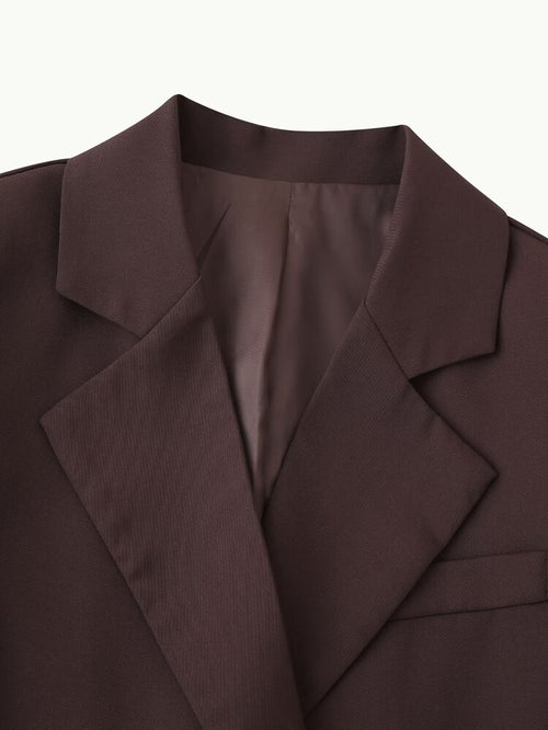 Blazer mit Seitenknopf